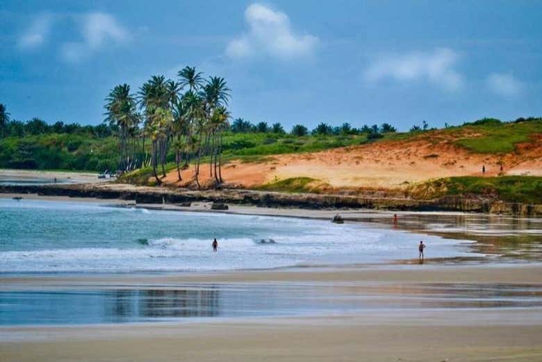 Vista de la playa