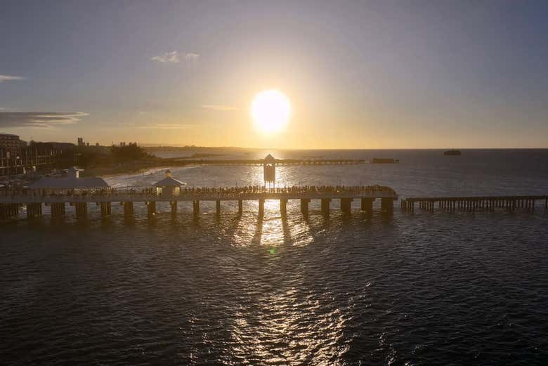 Tramonto sul mare