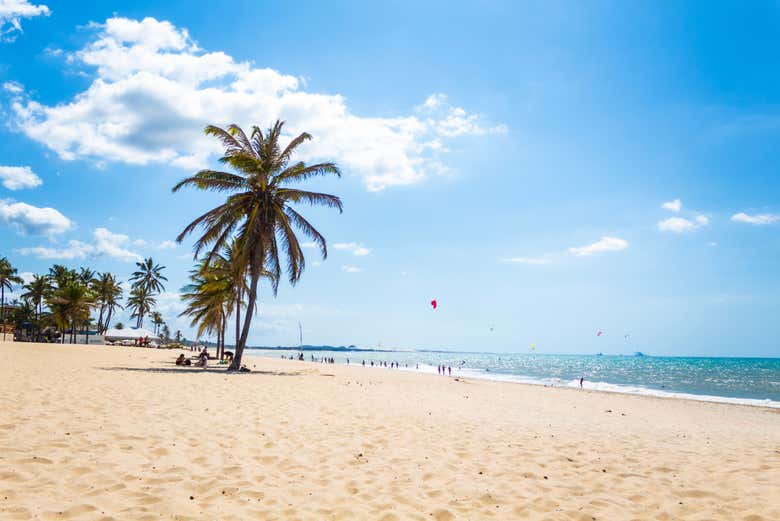Las dunas doradas de la playa de Cumbuco