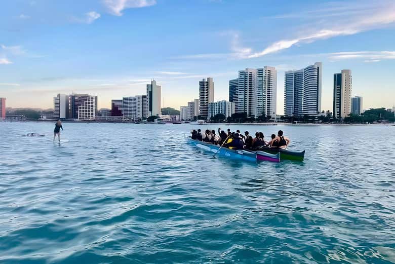 Contemplando lo skyline di Fortaleza