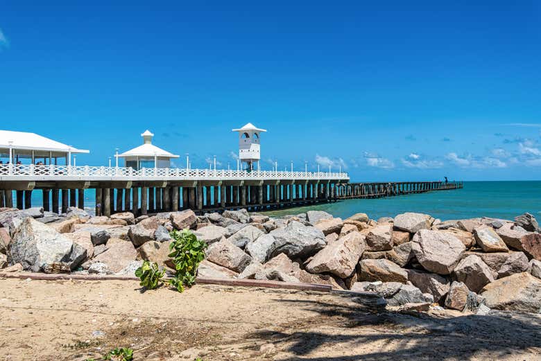 Ponte dos Ingleses, emblema de la playa de Iracema