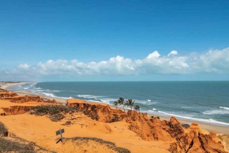 Una de las hermosas playas de Ceará