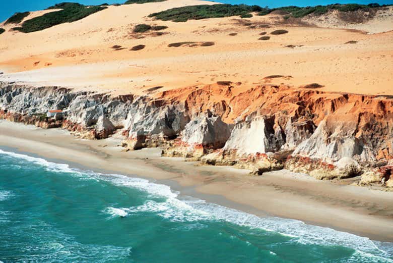 Falésias en Canoa Quebrada