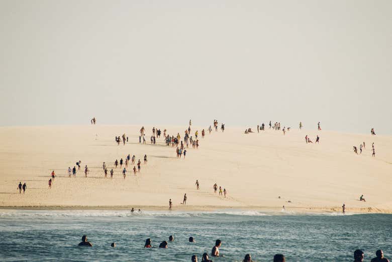 Playa junto a las dunas de Jericoacoara