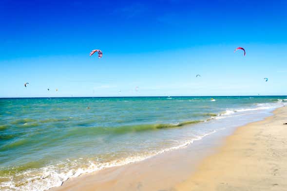 Excursão à praia de Cumbuco