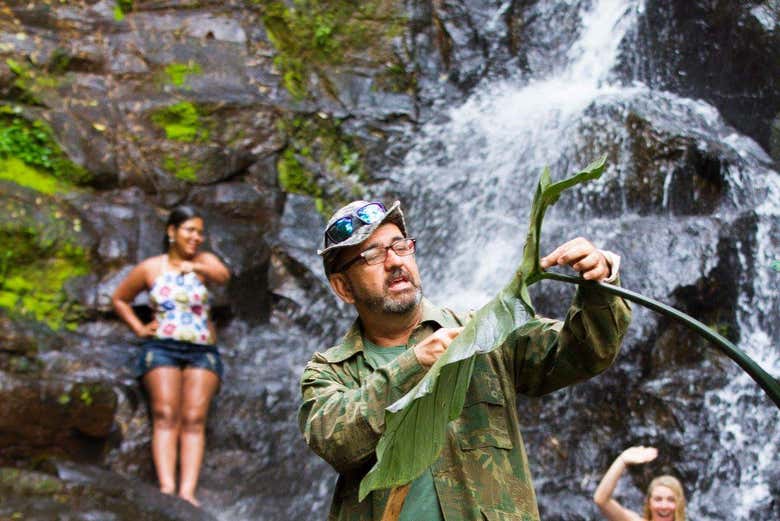 Na cascata escondida