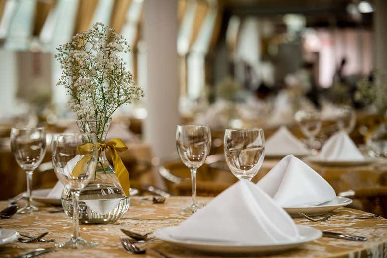 Dinner on board