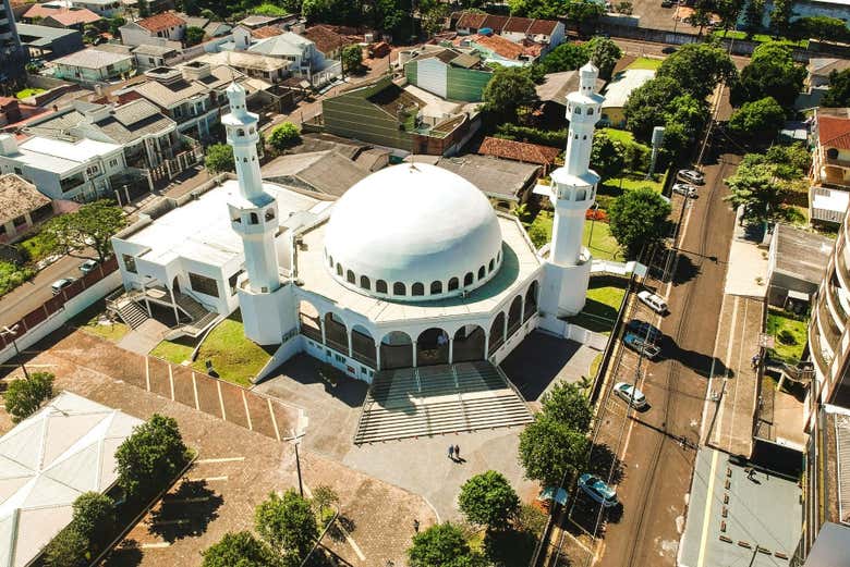 Panorâmica da mesquita de Foz do Iguaçu
