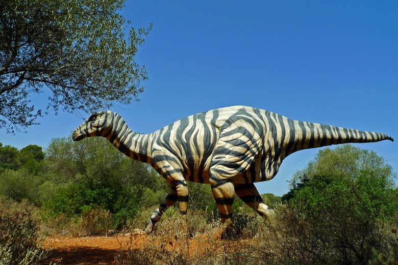 Exposição de dinossauros em Foz do Iguaçu