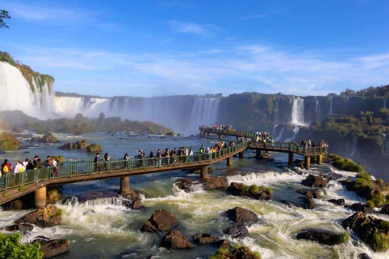 Pasarela en las Cataratas del Iguazú