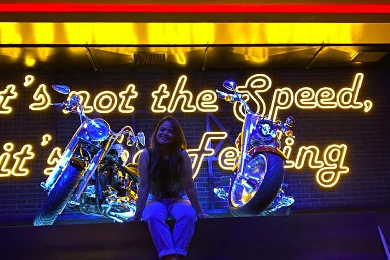 Foto de recordação no Dreams Motor Show
