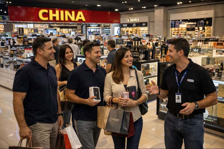 Disfrutando de un tour de compras por Ciudad del Este