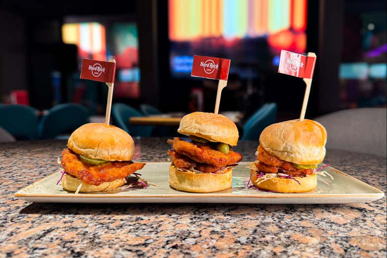 Tuck in to a delicious burger