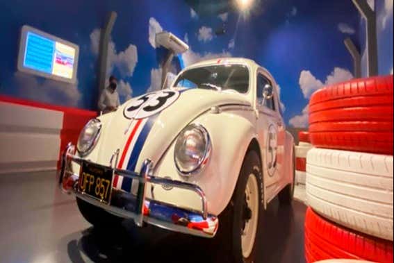 Um dos carros da exposição