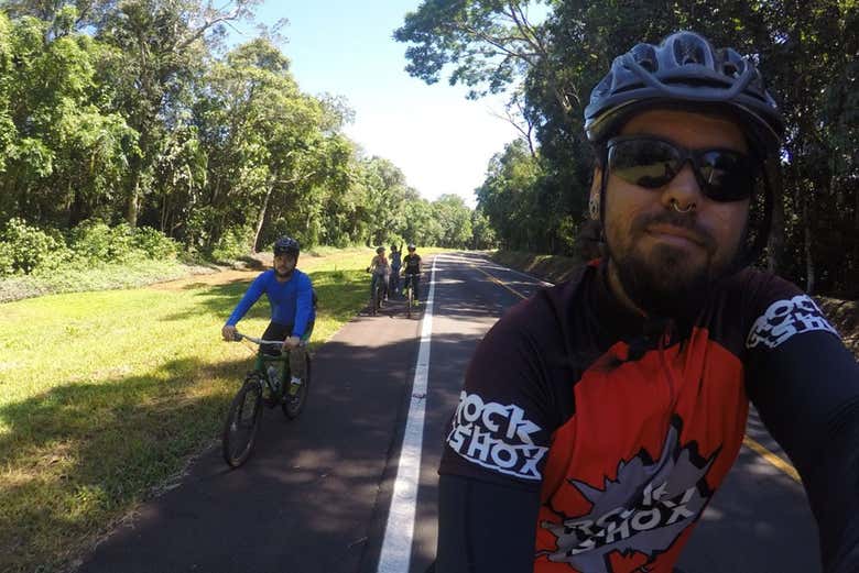 During the route