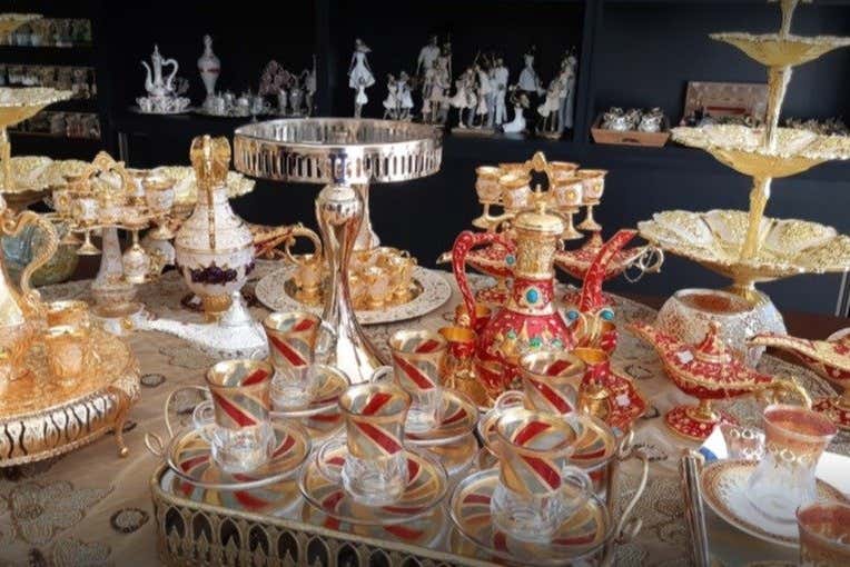 Vaisselle arabe de la boutique Kapadokya