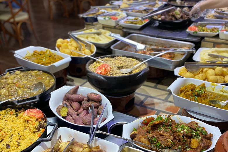 Delicious food at Restaurante Barracão