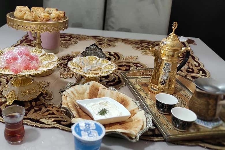 Traditional Arabian coffee in Kapadokya