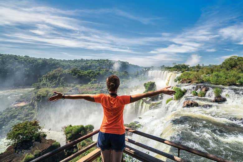Viewpoint of the falls
