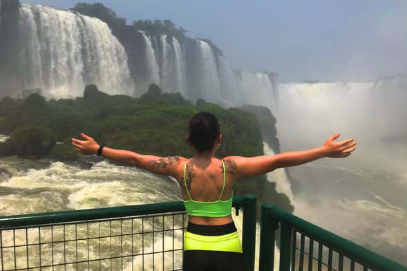 Tour delle Cascate dell'Iguazú in bicicletta e lezione di yoga