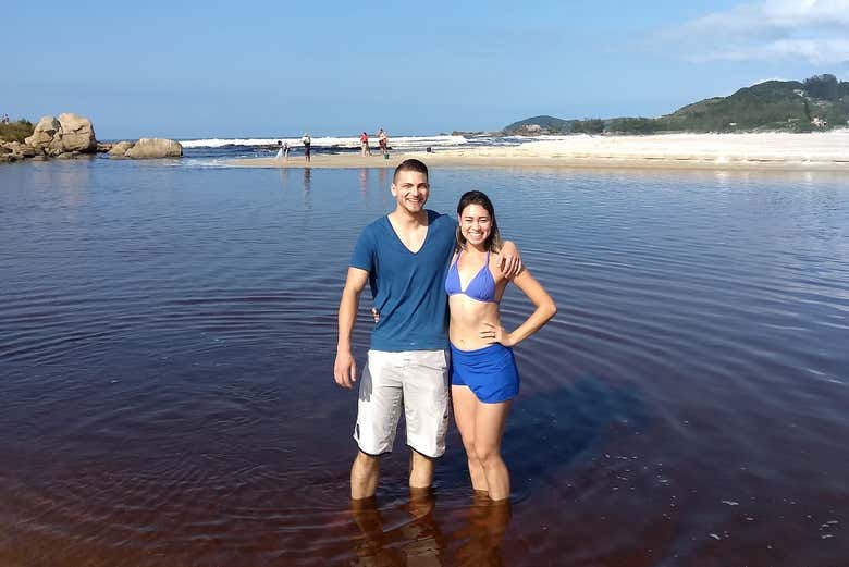Visitando las hermosas playas de Garopaba
