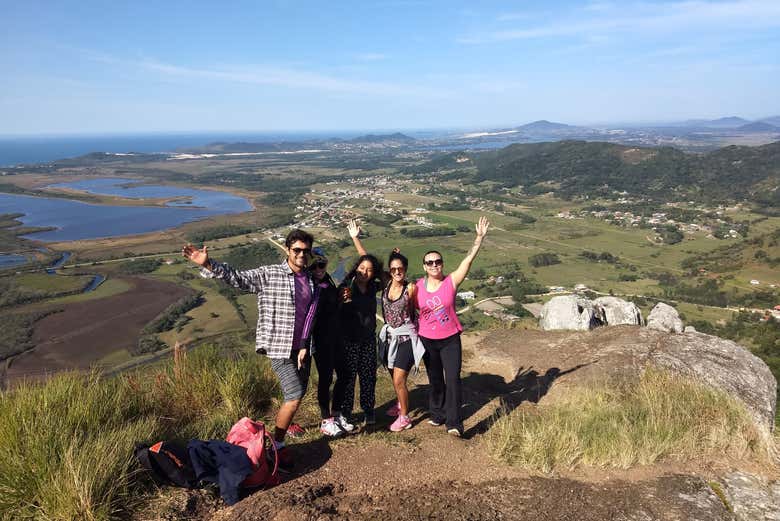 Reaching the summit of Pedra Branca