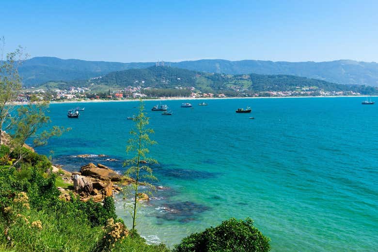 Água turquesa de Santa Catarina