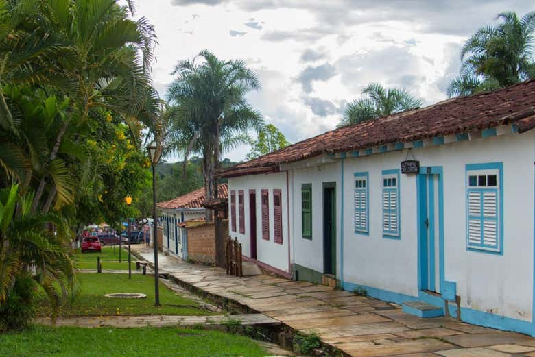 Los pequeños edificios del centro histórico