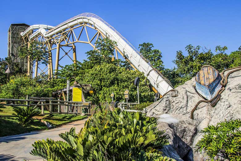 Los toboganes de Hot Park