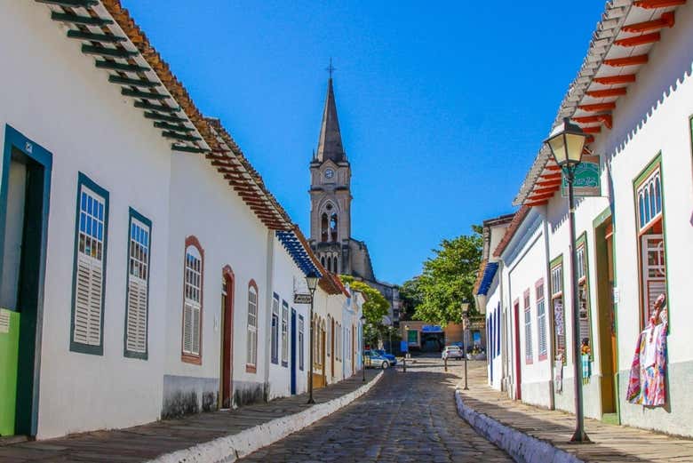 Las calles empedradas de Goiás