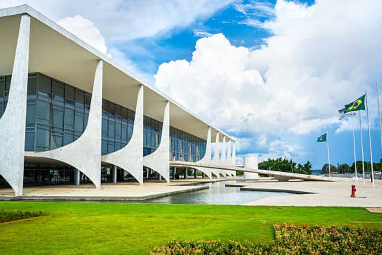 Palacio do Planalto, uno de los más impresionantes de Brasilia