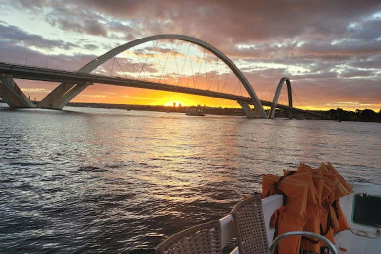 La vista del Ponte JK