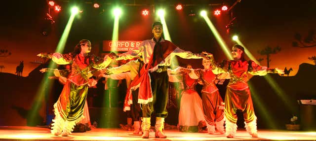 Cena gaucha con espectáculo folclórico