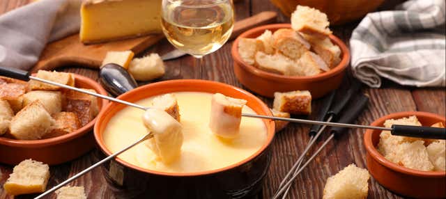 Fondue no restaurante Joaquina