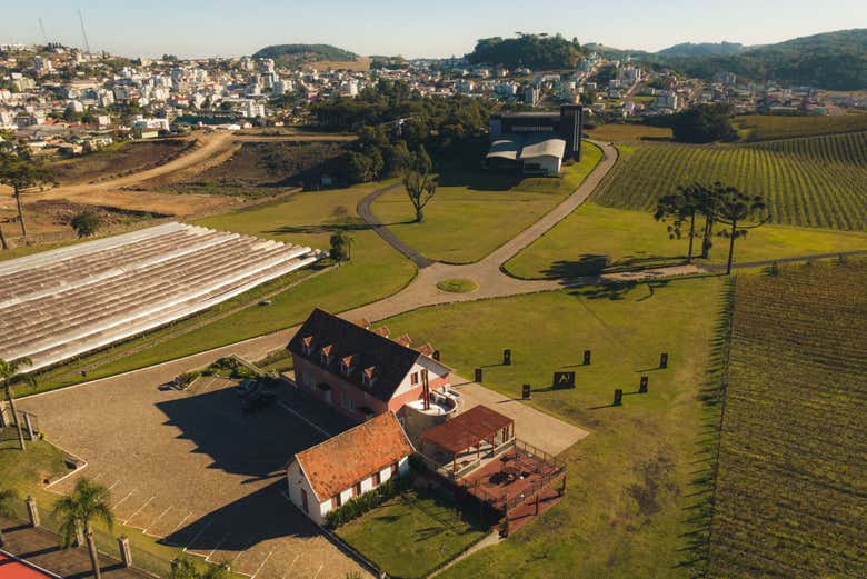 Vistas aéreas de las campiñas