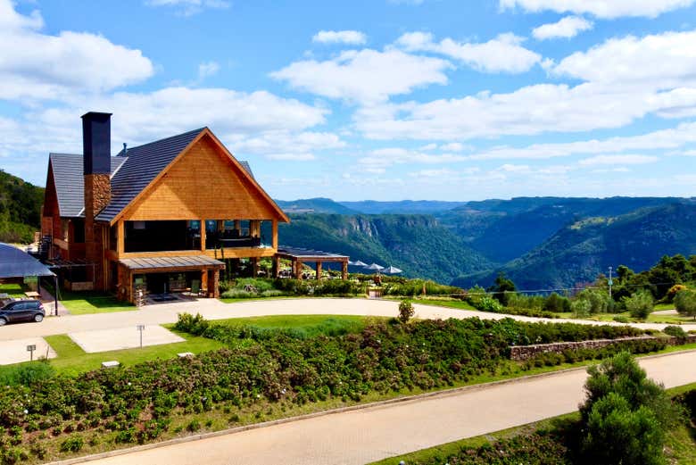 Uma das casas do Parque Olivas de Gramado