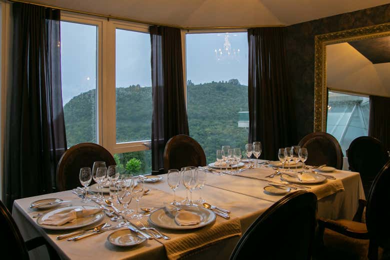 Podréis cenar con estas bonitas vistas