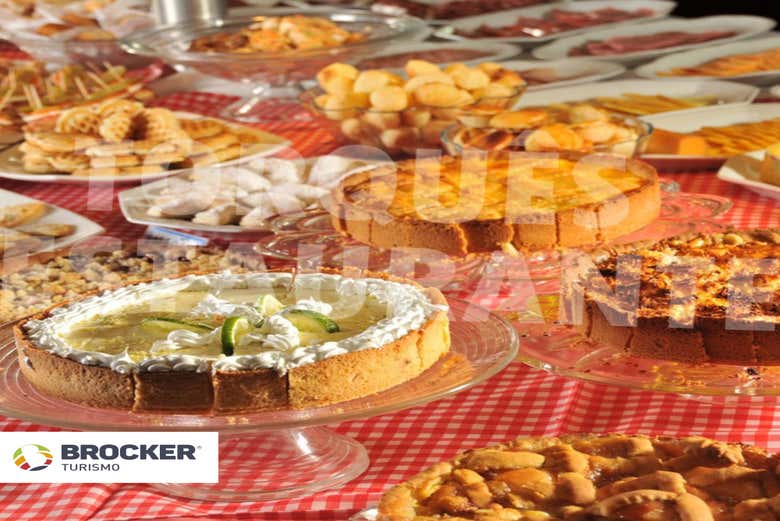  Você vai experimentar um vasto buffet com as mais famosas iguar