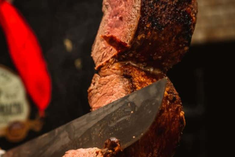 Você desfrutará de carnes selecionadas