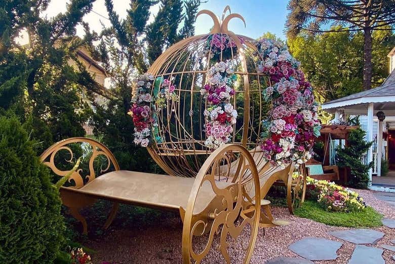 Entorno romántico en el Jardín del Amor
