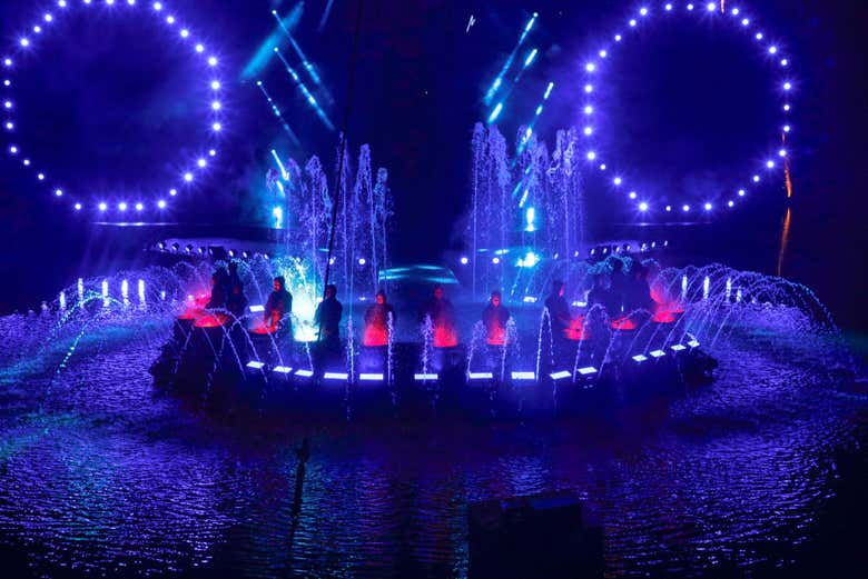 Las luces también harán parte del show de Nativitaten