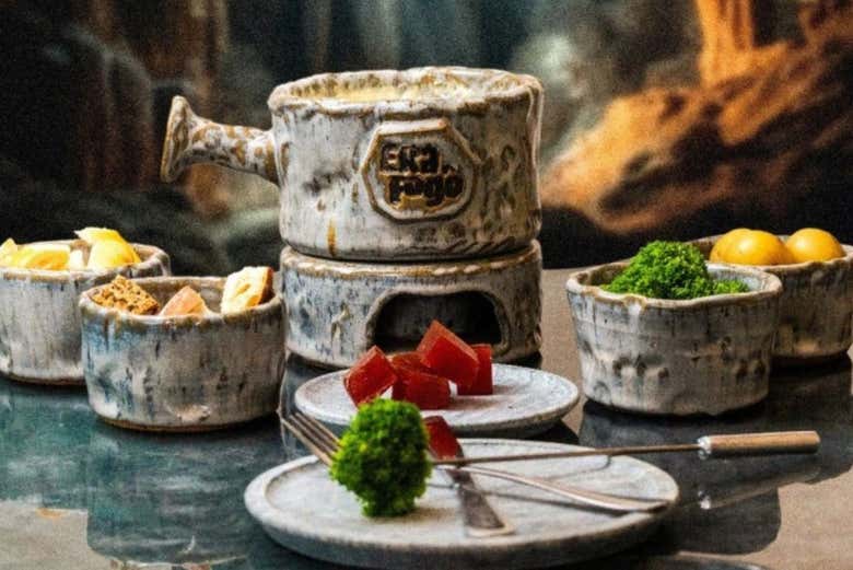 Degustando el Queso Ardiente