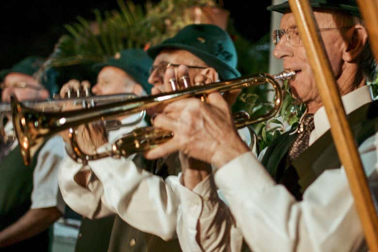 Durante el espectáculo alemán
