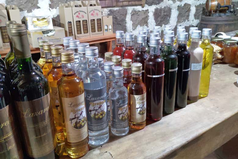 Bebidas produzidas pela família Lazaretti