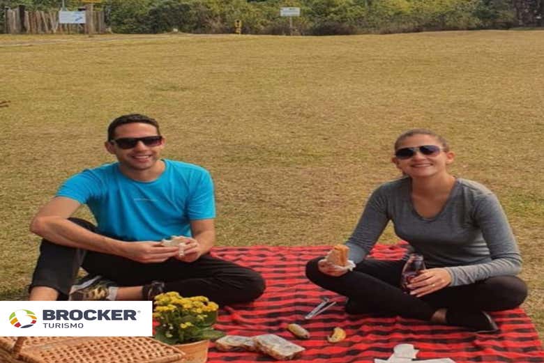 Você vai degustar um delicioso piquenique preparado com muito ca