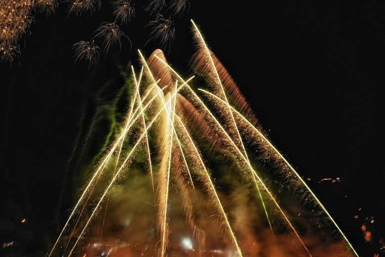 Os deslumbrantes fogos de artifício