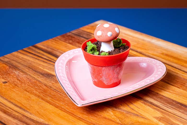 Uno de los postres del almuerzo