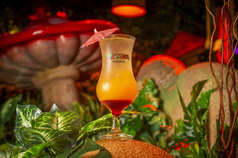 Una de las bebidas de Kongo