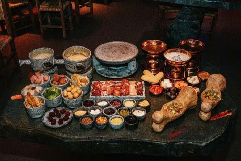 Todo listo para disfrutar de un delicioso menú