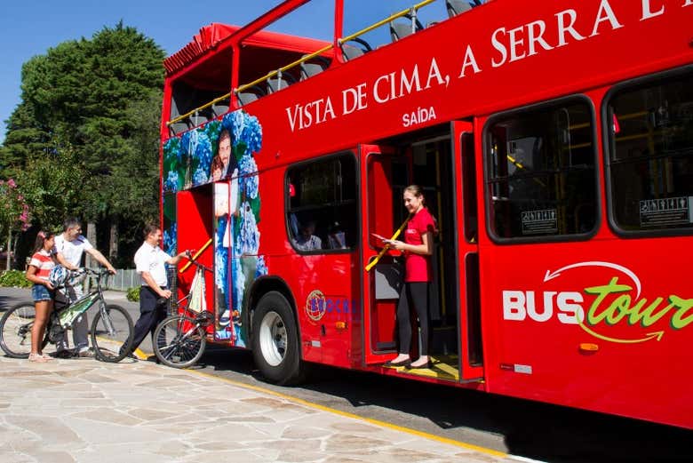 Você poderá embarcar com a sua bike!